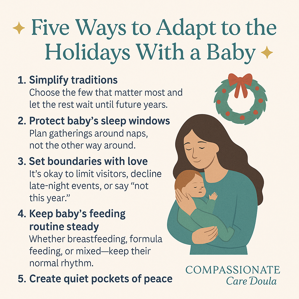 Five Ways to Adapt to the Holidays With a Baby – Compassionate Care ...