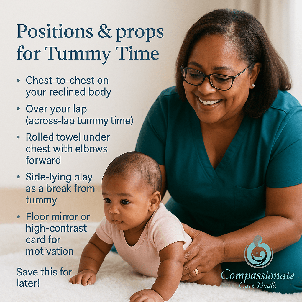 🍼&nbsp;Tummy Time Made Simple: Gentle Ways to Build Strength and&nbsp;Confidence
